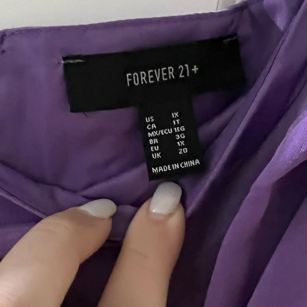 NWT! Women’s 1X Forever 21 Vibrant Purple Skirt - Picture 5 of 7